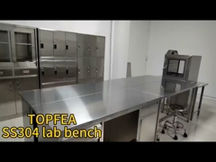 Corrosion Resistant Stainless Steel Laboratory Bench / Stainless Steel Lab Table