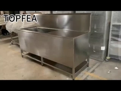 Stainless steel sink table