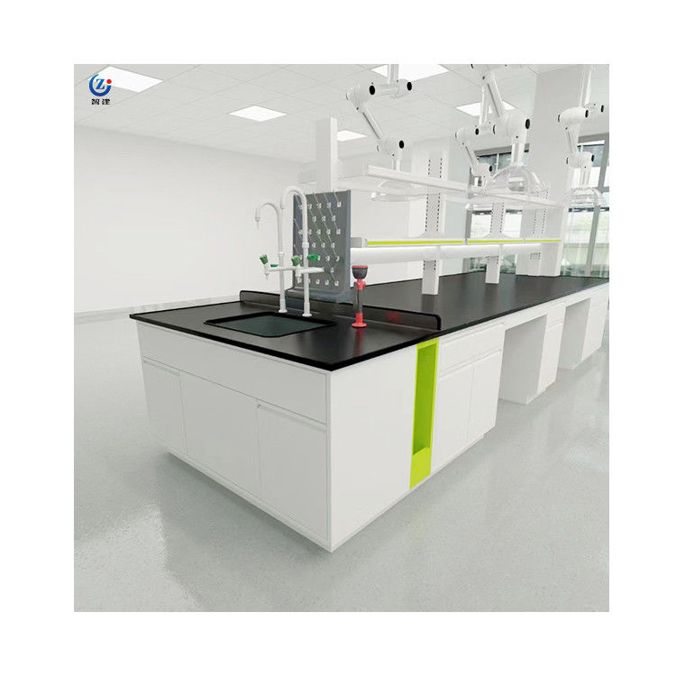 Anti Corrosion Lab Wall Bench Central Laboratory Island Table ISO Certified