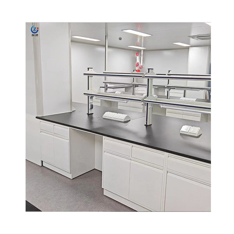 Anti Corrosion Lab Wall Bench Central Laboratory Island Table ISO Certified