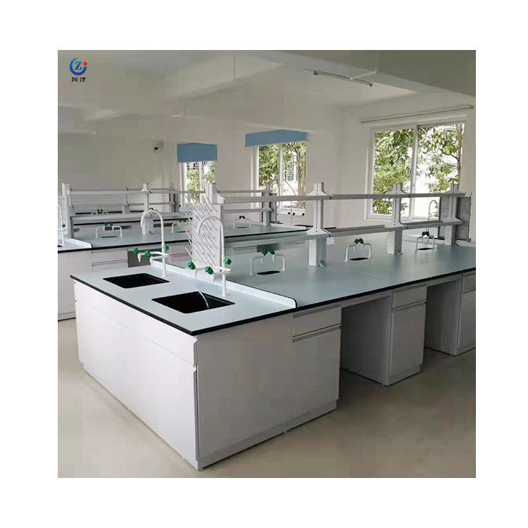 Anti Corrosion Lab Wall Bench Central Laboratory Island Table ISO Certified