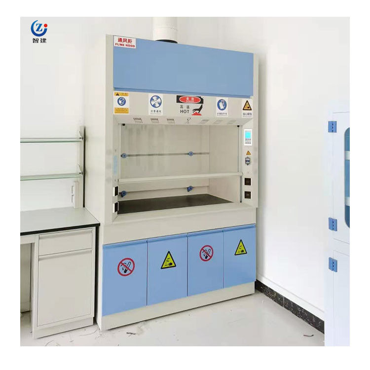 Anti-corrosie lab ventilatie kap staal laboratorium rookkast 100W