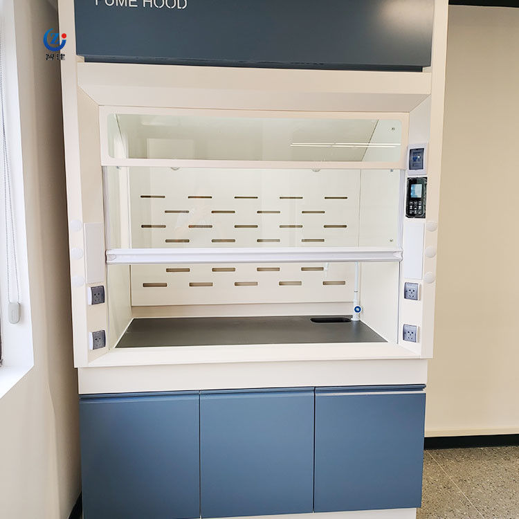 Anti-corrosie lab ventilatie kap staal laboratorium rookkast 100W