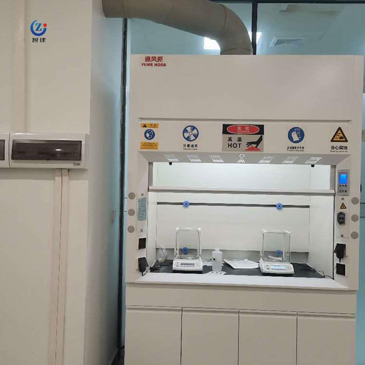Anti-corrosie lab ventilatie kap staal laboratorium rookkast 100W