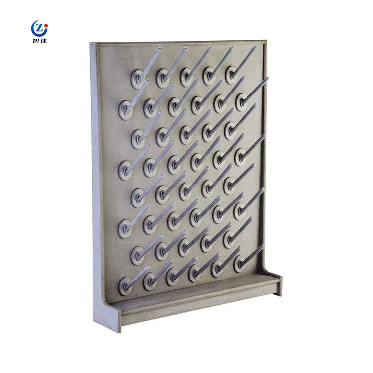 Anti-Slip Lab Peg Board Laboratory Drying Rack met 10 cm gespaarde druppelgaten