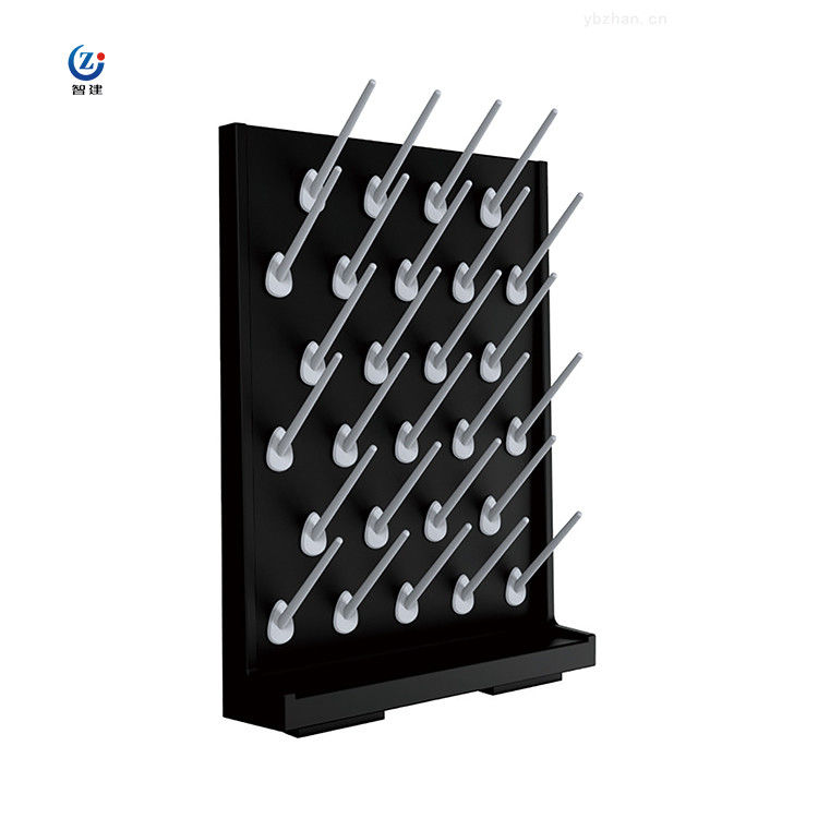Anti-Slip Lab Peg Board Laboratory Drying Rack met 10 cm gespaarde druppelgaten