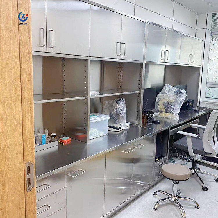 Rust Proof Stainless Steel Lab Bench Heavy Duty Laboratory Center Table L750*850mm