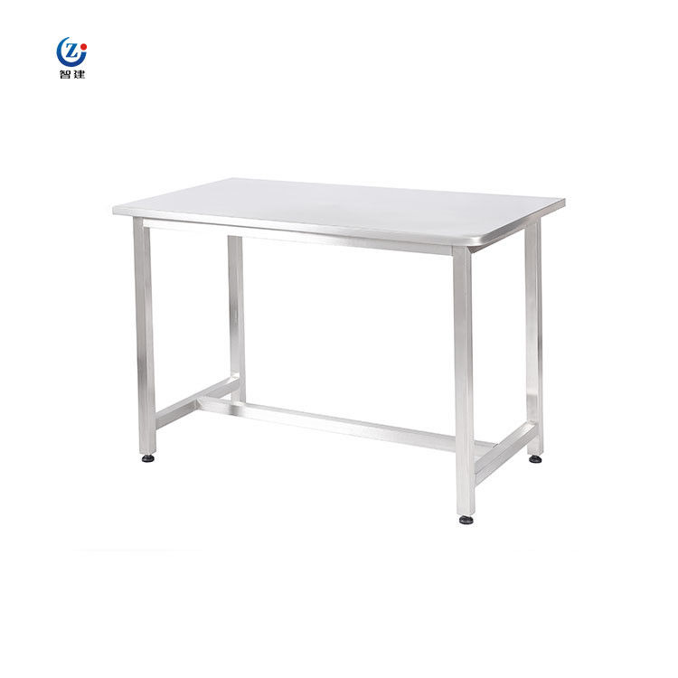 Stainless Steel Working Table For Laboratory Workstation Bench Polished