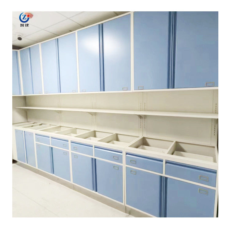 Functional Lab Workstation Bench , 85cm Laboratory Island Bench For Testing