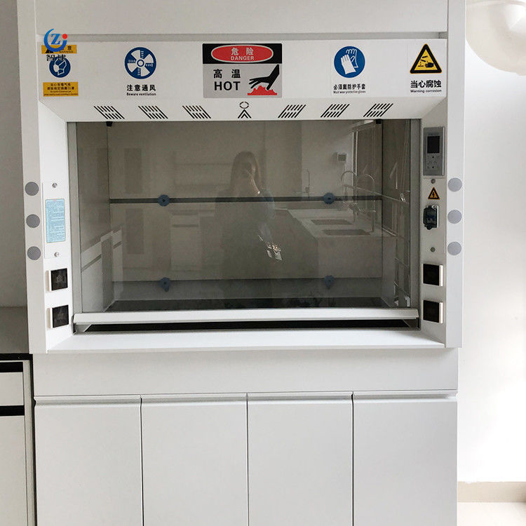 Low Noise Steel Fume Hood Corrosion Resistant 850mm For Laboratory Research
