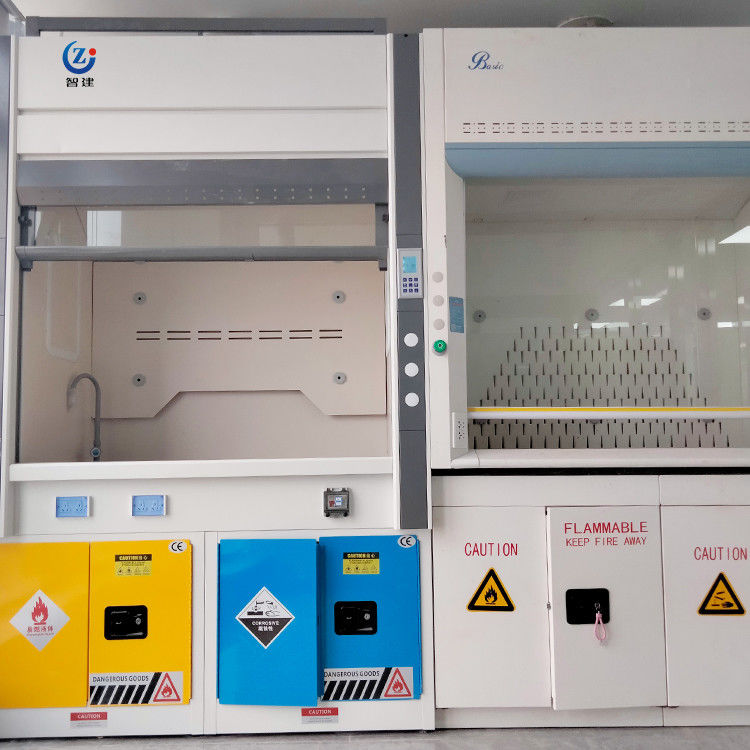 Low Noise Steel Fume Hood Corrosion Resistant 850mm For Laboratory Research