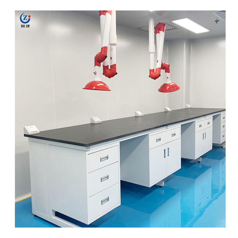 Alkali Resistant Laboratory Wall Bench , W750*H850mm Side Lab Work Benches