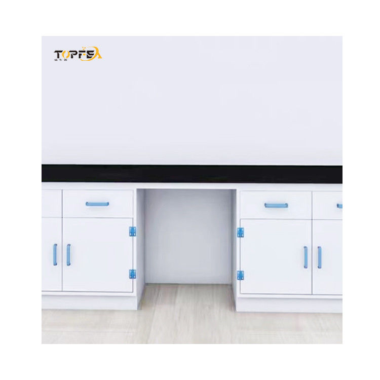 ISO-gecertificeerde PP-labmeubels 75 cm Anti-corrosiebiologie-laboratoriumbank
