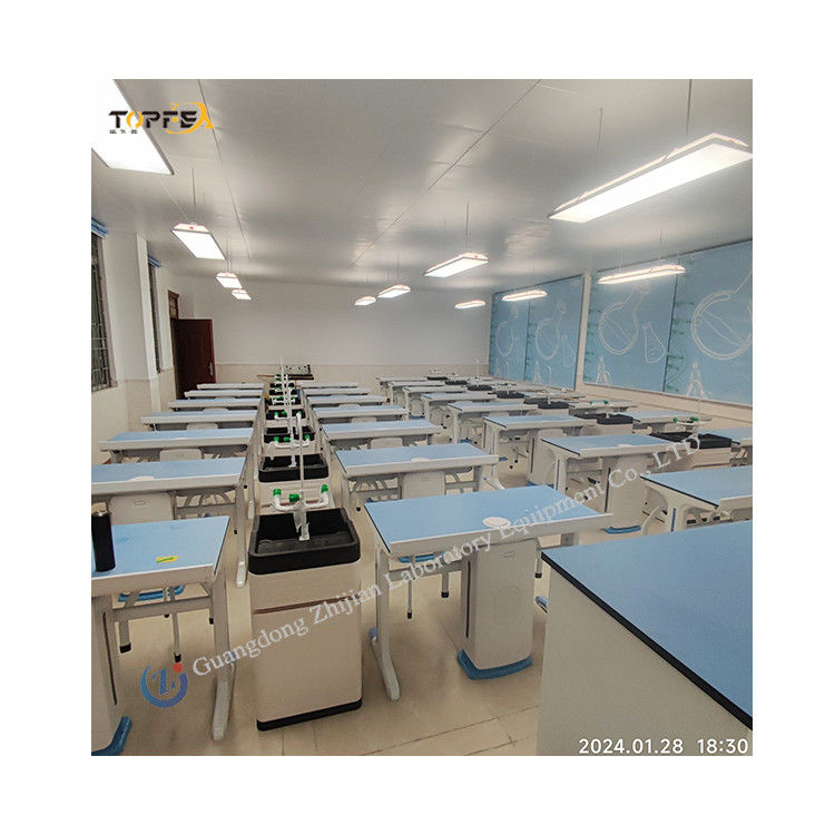 Polishing Physics Lab Table for Smooth and Even Surfaces in Laboratory Experiment