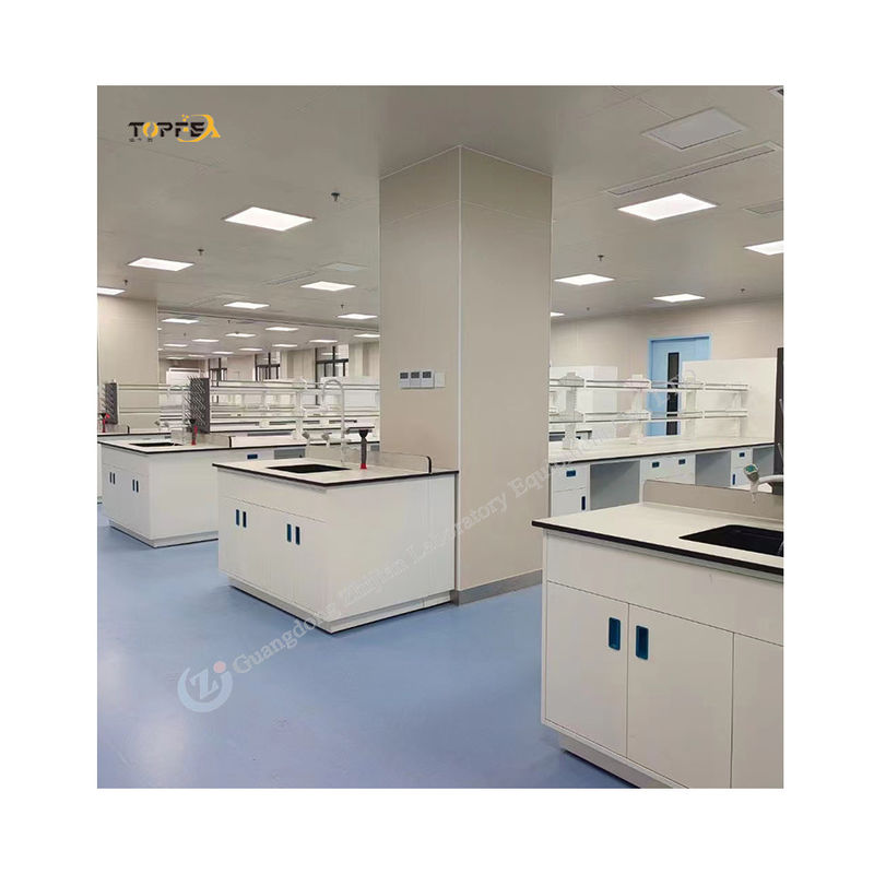 Lab Island Bench Stainless Steel 4 Wheels 200-250Kg Load 2 Shelves 4 Handles 2 Lockers 4 Drawers