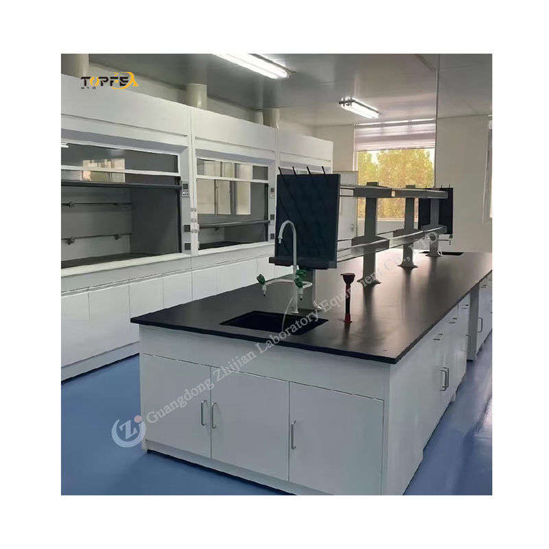 Lab Island Bench Stainless Steel 4 Wheels 200-250Kg Load 2 Shelves 4 Handles 2 Lockers 4 Drawers