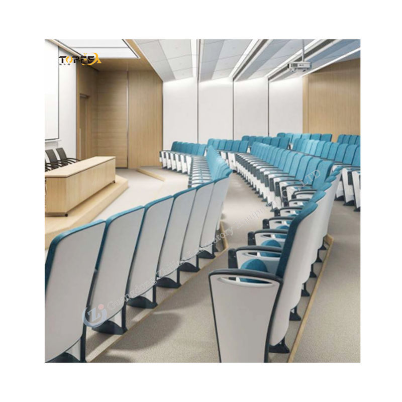 Steel Frame Foldable Auditorium Chair With Padded Cushioning For Comfortable Seating