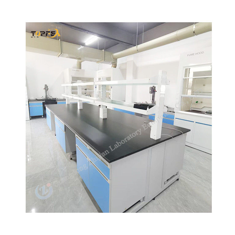 200-250 Kg Load Capacity Lab Island Bench With Customized Number Of Doors And Handles