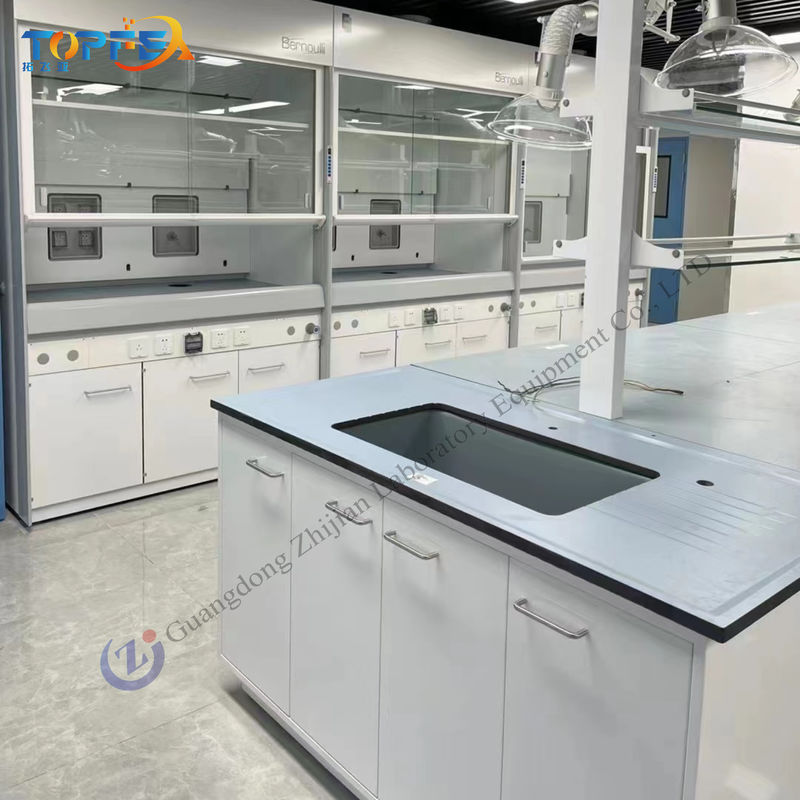 Customized Hospital Lab Furniture Length * 1500*850mm Number Of Handles For Personalized Lab Solutions