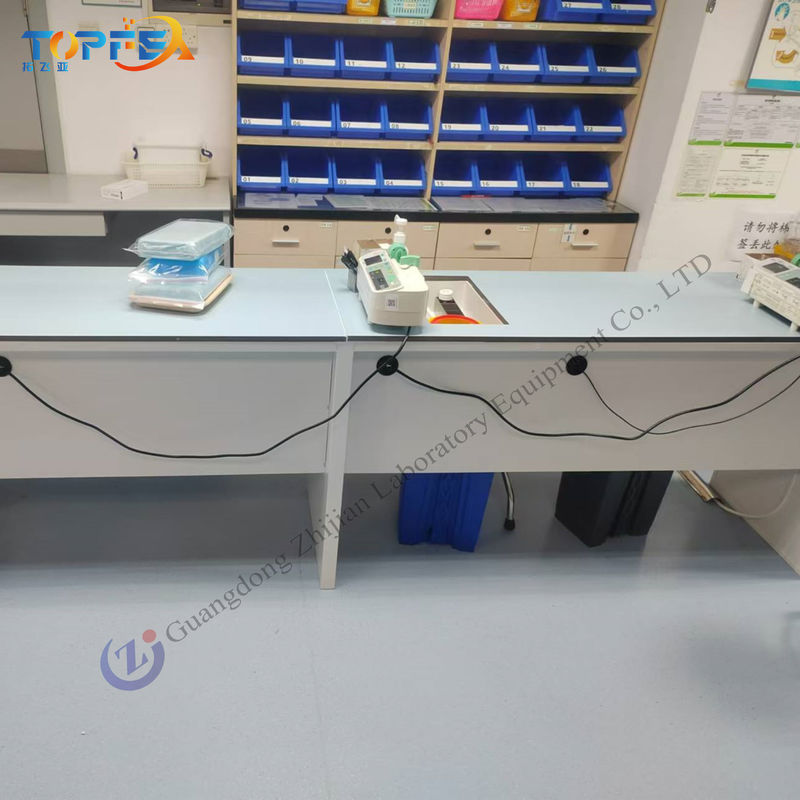 Customizable Length*W750*H850mm Lab Wall Bench For Modern Laboratory Setup