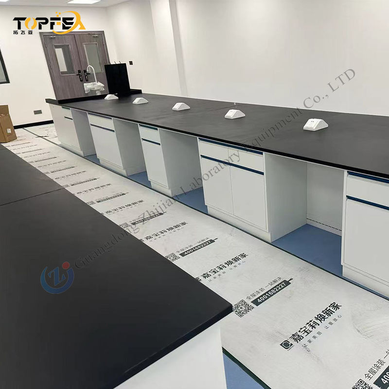 Customized Lab Tables Work Benches with 1500*850mm Size  Adjustable Drawers