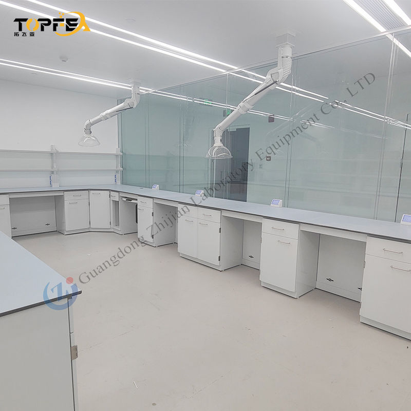 Easy Installation Wall-Mounted Laboratory Bench In Grey For Durable Construction