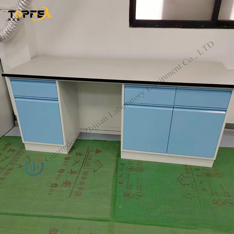 Optimize Lab Performance With Easy Installation Laboratory Wall Bench Floor Standing Design