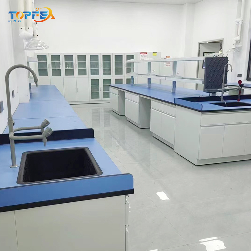 Customizable Lab Wall Bench with Easy Installation and Testing Function Length*W750*H850mm