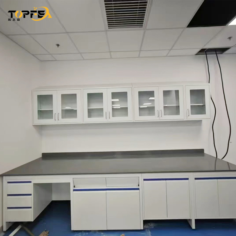 Floor Standing Laboratory Wall Bench High Durability for Pharmaceutical Industry