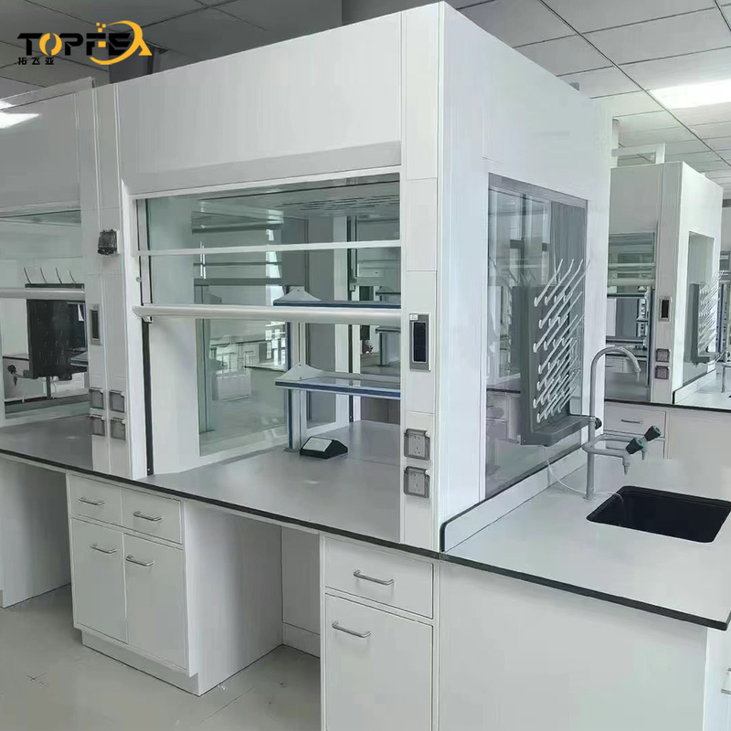 Low Maintenance and Easy Installation Steel Fume Hood for Effective Air Extraction