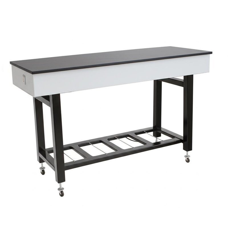 Lab Work Benches Fixed Legs Accessories Included Load Capacity 200-500kg for Teaching Environments