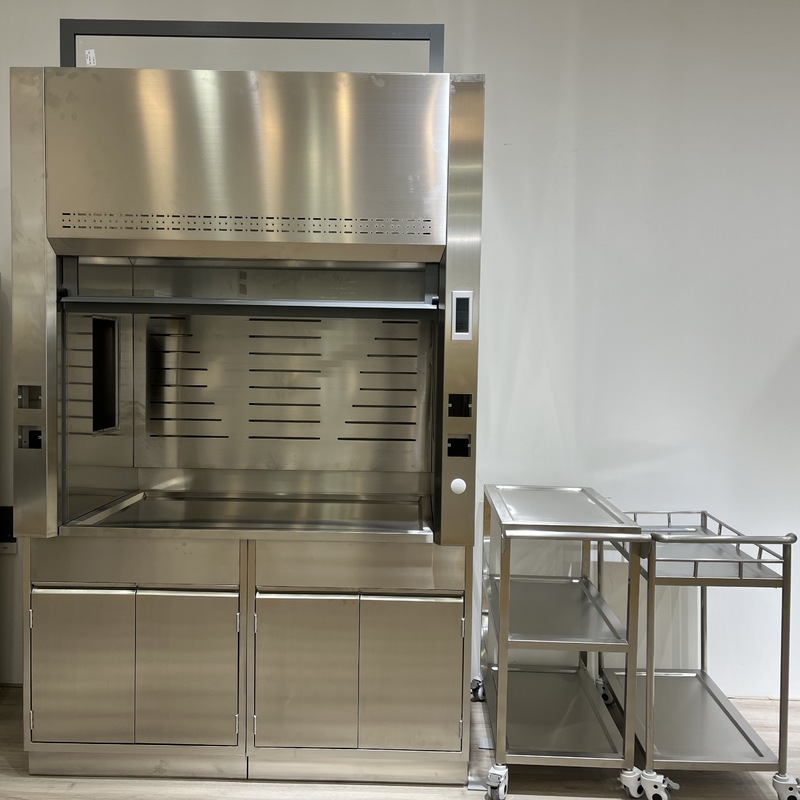 304 Stainless Steel Lab Fume Hood with All Steel Construction and Customizable Size for Chemical Institutes