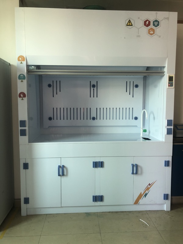 All Steel PP Material Fume Hood 1200*850*2350 mm for Laboratory Safety