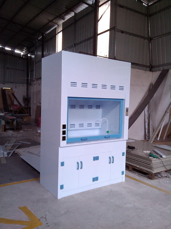 All Steel PP Material Fume Hood 1200*850*2350 mm for Laboratory Safety