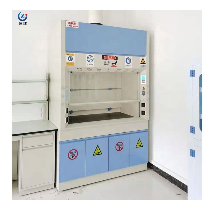 ZHIJIAN Brand 1.2meter Lab Fume Hood with 1500*850*2350 mm Dimensions and 20-30 Days Delivery