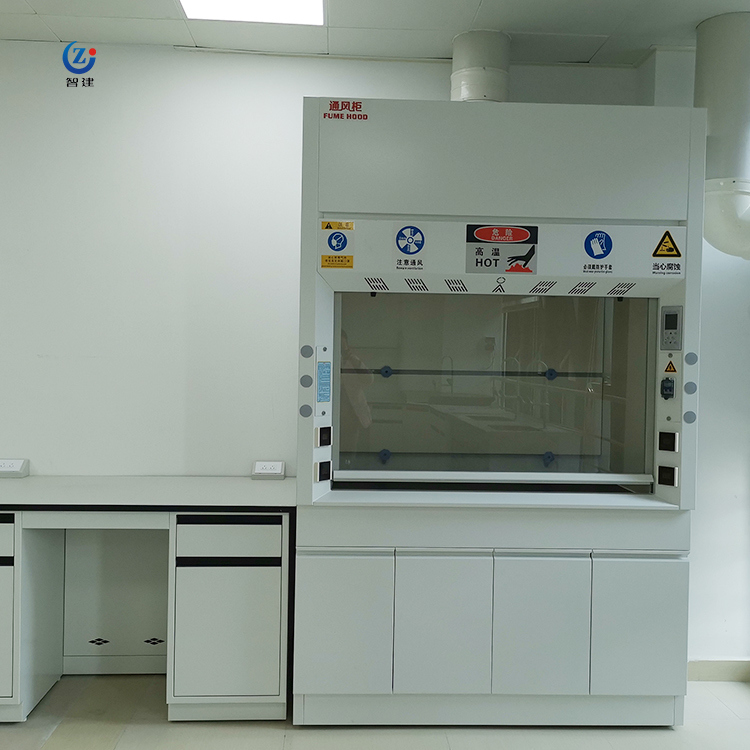 Acid Digestion Fume Hood with Base Cabinet and All Steel Construction for Lab Safety