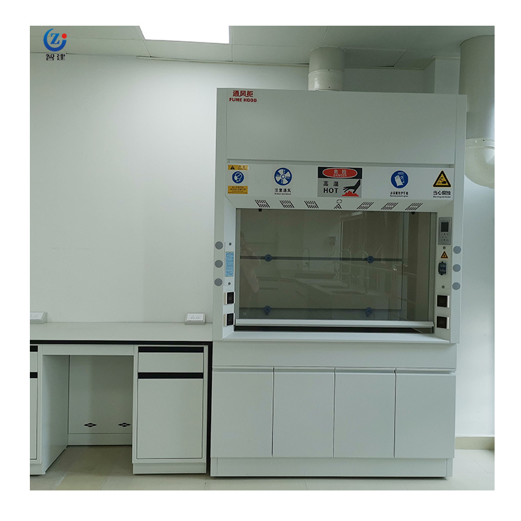 Acid Digestion Fume Hood with Base Cabinet and All Steel Construction for Lab Safety