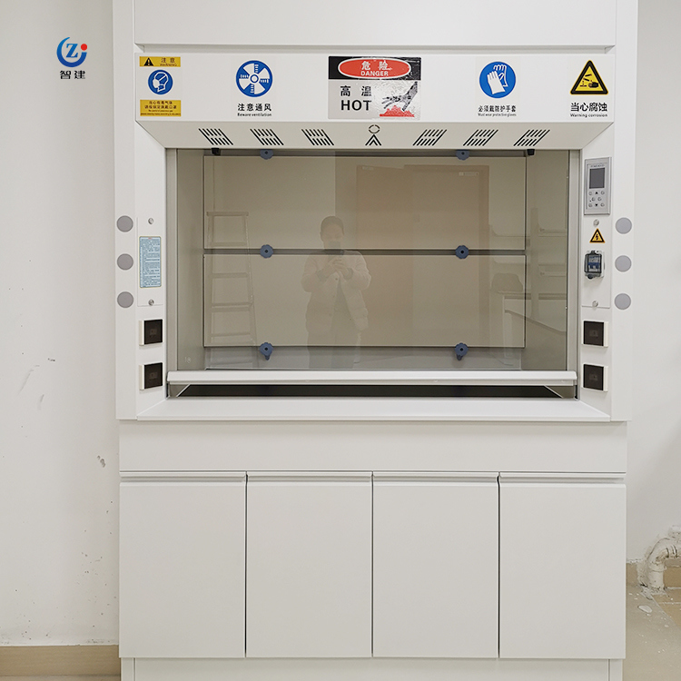 Acid Digestion Fume Hood with Base Cabinet and All Steel Construction for Lab Safety