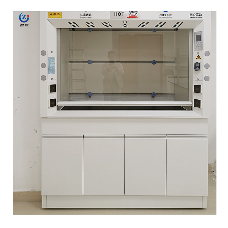 Acid Digestion Fume Hood with Base Cabinet and All Steel Construction for Lab Safety