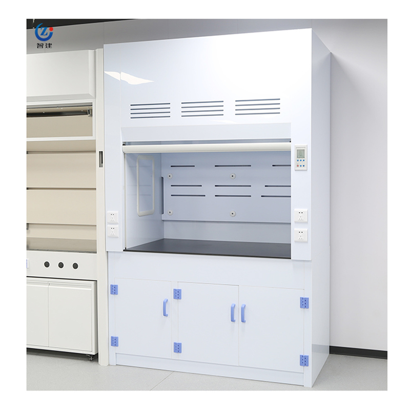 Polypropylene Chemical Resistant Fume Hood with 220V 10A Sockets and 1685m3/h Exhaust Volume