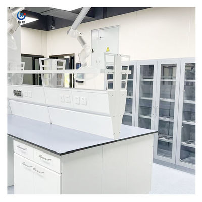 Laboratoriumbank met instelbare hoogte, anti-alkali ziekenhuislaboratoriummeubilair