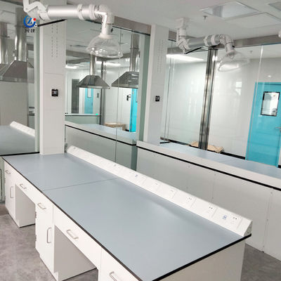Acid Resistant Lab Wandbank Epoxy Hars Tafel Boven Laboratorium Werktafel