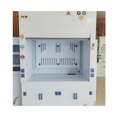 Alkali Proof PP Fume Hood Lab Ventilatie kast Geïntegreerde structuur