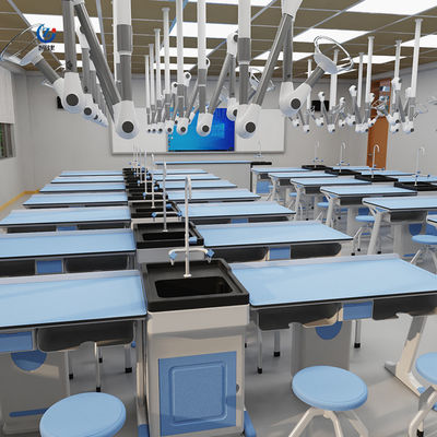 Modern Physics Lab Furniture Metal Laboratory Table Anti Corrosion