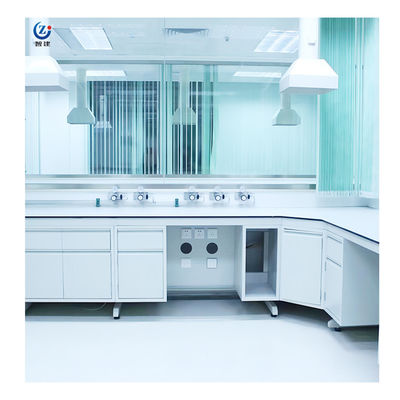 Steel Lab Wall Bench Alkali Resistant L750*W850*H850mm Customizable For Testing