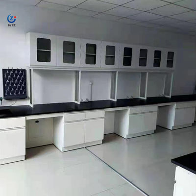 ISO Lab Island Bench 85cm Chemical Resistant Wall Mounted Workstation