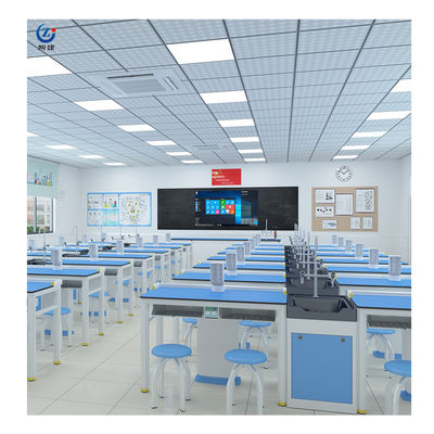 Science Chemistry Lab Furniture Table Anti Alkali With Epoxy Resin Countertop