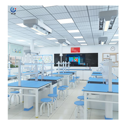 Robuuste structuur Biologie Laboratoriummeubilair Waterdicht Metalen Tafelwerkstation
