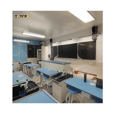 Schilderij School Natuurkunde Laboratorium voor Modern Wetenschappelijk Onderzoek