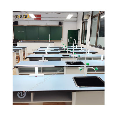 Klassieke school chemische lab meubels met aluminium-plastiek materiaal